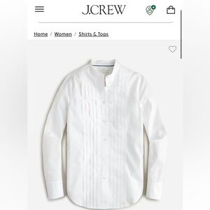 J. Crew White Tuxedo Thomas Mason Size 4